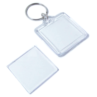 Square Acrylic Key Ring