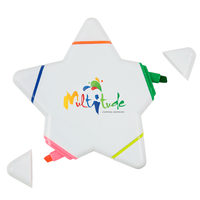 Star Shape Highlighter | Custom Branded | Promotional Highlighter | BRAND KNEW PROMOTIONAL PRODUCTS