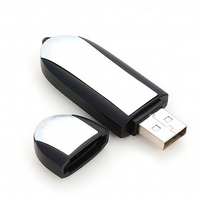 Brushed Metal and Plastic USB Flash Drive