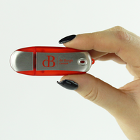 Brushed Metal and Plastic USB Flash Drive
