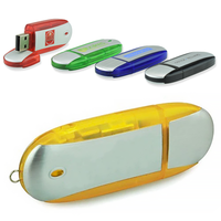 Brushed Metal and Plastic USB Flash Drive