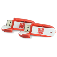 Brushed Metal and Plastic USB Flash Drive