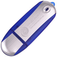 Brushed Metal and Plastic USB Flash Drive