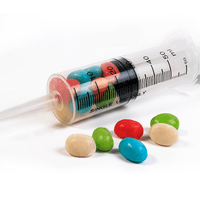 Syringe Filled with Confectionery | Custom Branded | Promotional confectionery | BRAND KNEW PROMOTIONAL PRODUCTS