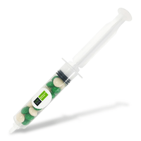 Syringe Filled with Confectionery | Custom Branded | Promotional confectionery | BRAND KNEW PROMOTIONAL PRODUCTS
