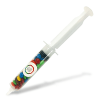 Syringe Filled with Confectionery | Custom Branded | Promotional confectionery | BRAND KNEW PROMOTIONAL PRODUCTS