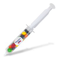 Syringe Filled with Confectionery | Custom Branded | Promotional confectionery | BRAND KNEW PROMOTIONAL PRODUCTS
