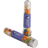 Test Tube Filled with Confectionery