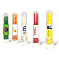 Test Tube Filled with Confectionery