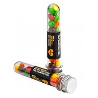 Test Tube Filled with Confectionery