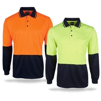 Traditional Hi - Vis Polo - Long Sleeve | Custom Branded | Promotional Safety | BRAND KNEW PROMOTIONAL PRODUCTS