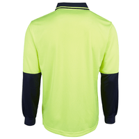 Traditional Hi - Vis Polo - Long Sleeve | Custom Branded | Promotional Safety | BRAND KNEW PROMOTIONAL PRODUCTS