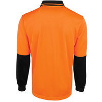 Traditional Hi - Vis Polo - Long Sleeve | Custom Branded | Promotional Safety | BRAND KNEW PROMOTIONAL PRODUCTS