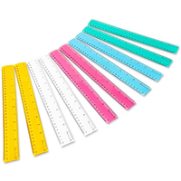 Translucent Coloured Plastic Rulers