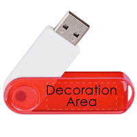 Transparent Swivel USB
