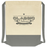 2 Tone Drawstring Bag