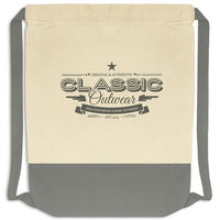 2 Tone Drawstring Bag | Custom Branded | Promotional Bag | BRAND KNEW PROMOTIONAL PRODUCTS