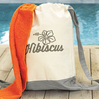 2 Tone Drawstring Bag