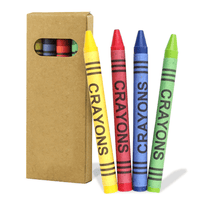 Wax Crayon Set in Cardboard Box | Custom Branded | Promotional pen | BRAND KNEW PROMOTIONAL PRODUCTS