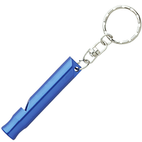 Aluminium Whistle Key Ring