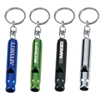 Aluminium Whistle Key Ring