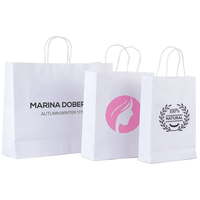 White Kraft Bag | Custom Branded | Promotional Paper Bag | BRAND KNEW PROMOTIONAL PRODUCTS
