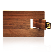 Wooden Credit Card Style USB Flash Drive | Custom Branded | Promotional USB | BRAND KNEW PROMOTIONAL PRODUCTS