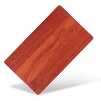 Wooden Credit Card Style USB Flash Drive