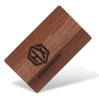 Wooden Credit Card Style USB Flash Drive