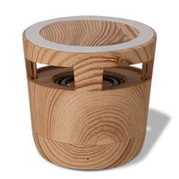 Woodgrain Wireless Charging Pad & Speaker | Custom Branded | Promotional technology | BRAND KNEW PROMOTIONAL PRODUCTS