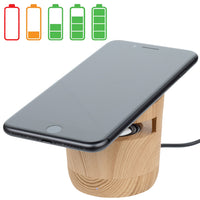 Woodgrain Wireless Charging Pad & Speaker