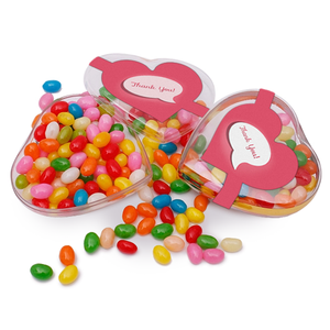 Acrylic Hearts Filled with Confectionery