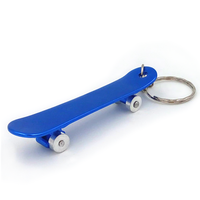 Aluminium Mini Skateboard Key Ring