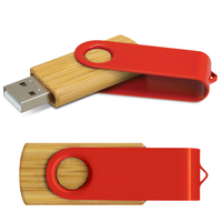 Bamboo Swivel USB Flash Drive

