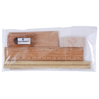 Canvas Pencil Case With Bamboo Stationery Set

