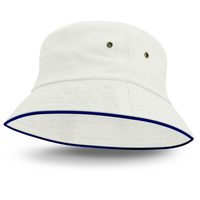 Brushed Cotton Twill Bucket Hat
