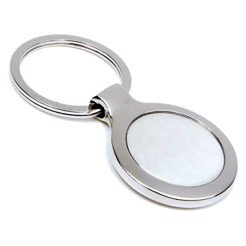 Discus Metal Key Ring