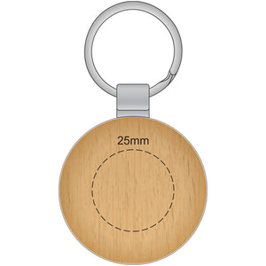 Echo Beech Wood Key Ring