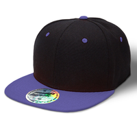 Brushed Heavy Cotton Snap Back Cap
