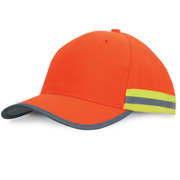 Hi-Vis Safety Cap with Reflective Tape
