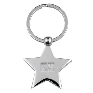 Metal Star Key Ring