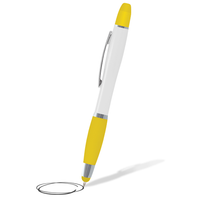 Multi Function Highlighter Pen with Stylus
