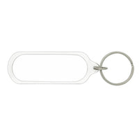Oval Acrylic Key Ring