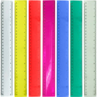 Translucent Coloured Plastic Rulers