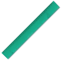 Translucent Coloured Plastic Rulers
