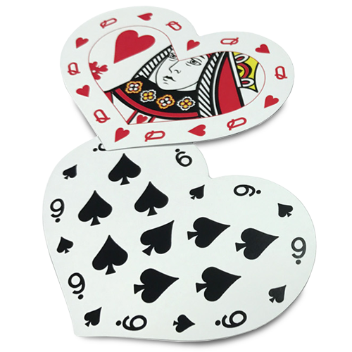 Playing Cards Heart Shaped