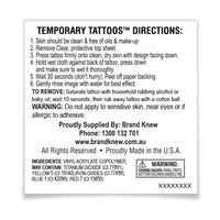 Small Temp Tattoos
