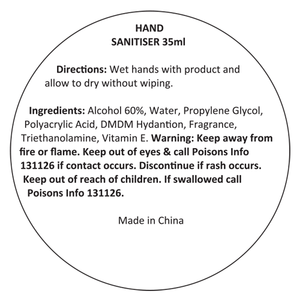 Squeeze Bottle Hand Sanitiser