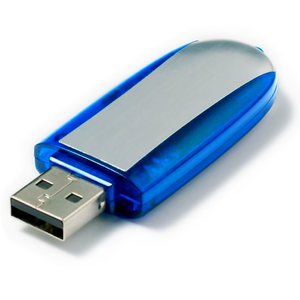 Brushed Metal and Plastic USB Flash Drive