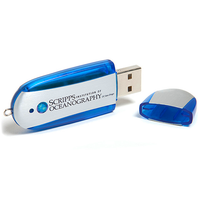 Brushed Metal and Plastic USB Flash Drive